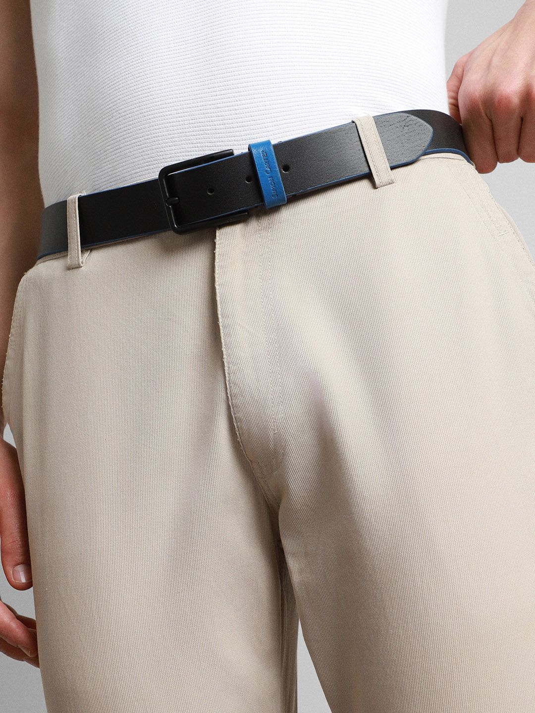 SIMON CARTER LONDON Men Leather Belt