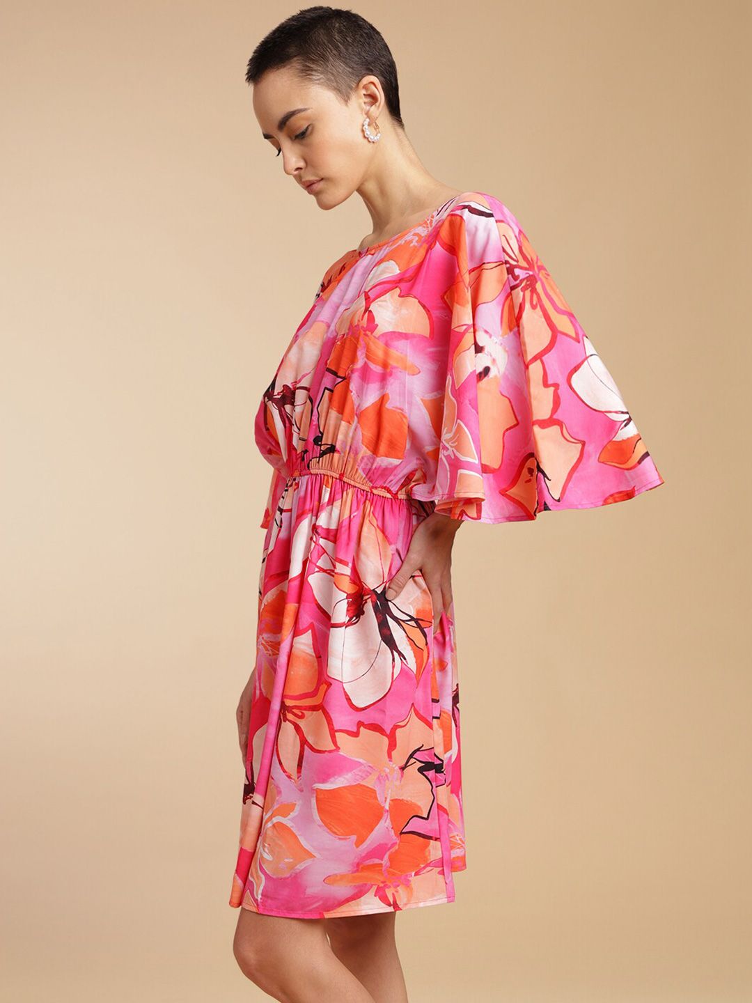 Buy H&M Open Back Printed Dress - Dresses for Women 29209022 | Myntra