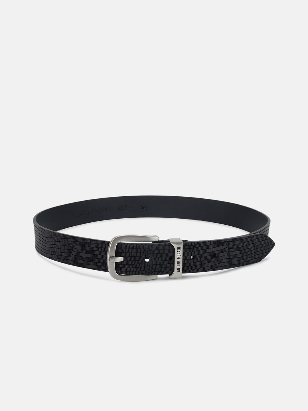Antony Morato Men Textured Leather Belt