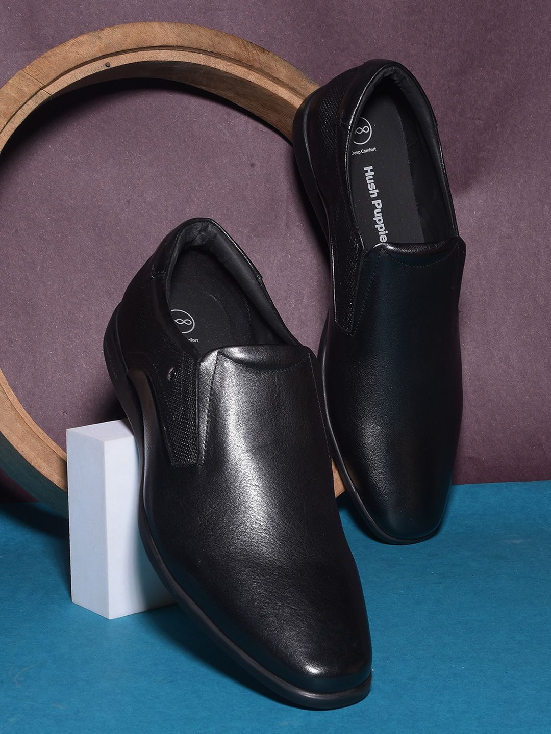 Hush Puppies Hush Puppies Men Textured Formal Slip-Ons