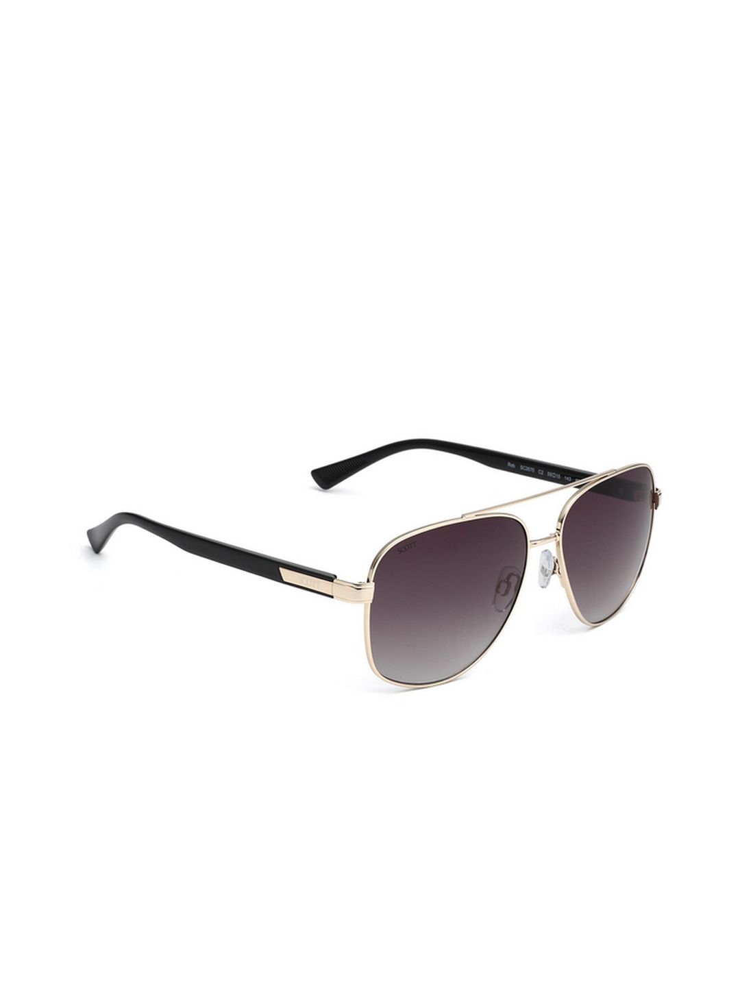 SCOTT Men Aviator Sunglasses with UV Protected Lens SCOTT 2670 ROB C2 S