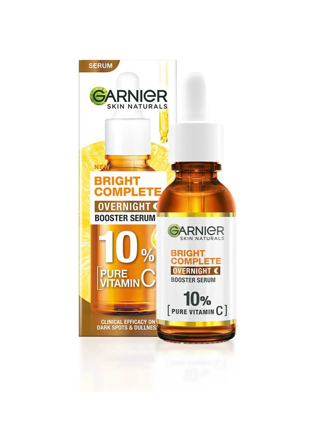 Garnier Bright Complete Vitamin C Night Serum With 10% Vitamin C for Bright Skin - 30 ml