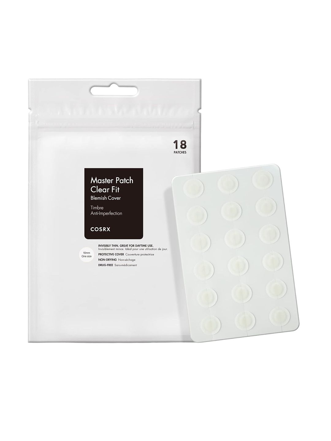 COSRX Master Patch Clear Fit Blemish Cover - 18 Patch