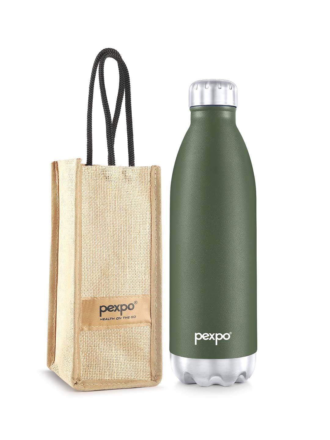 Pexpo Electro Military Green 3 Layer Insulated Stainless Steel Flask 1750ml