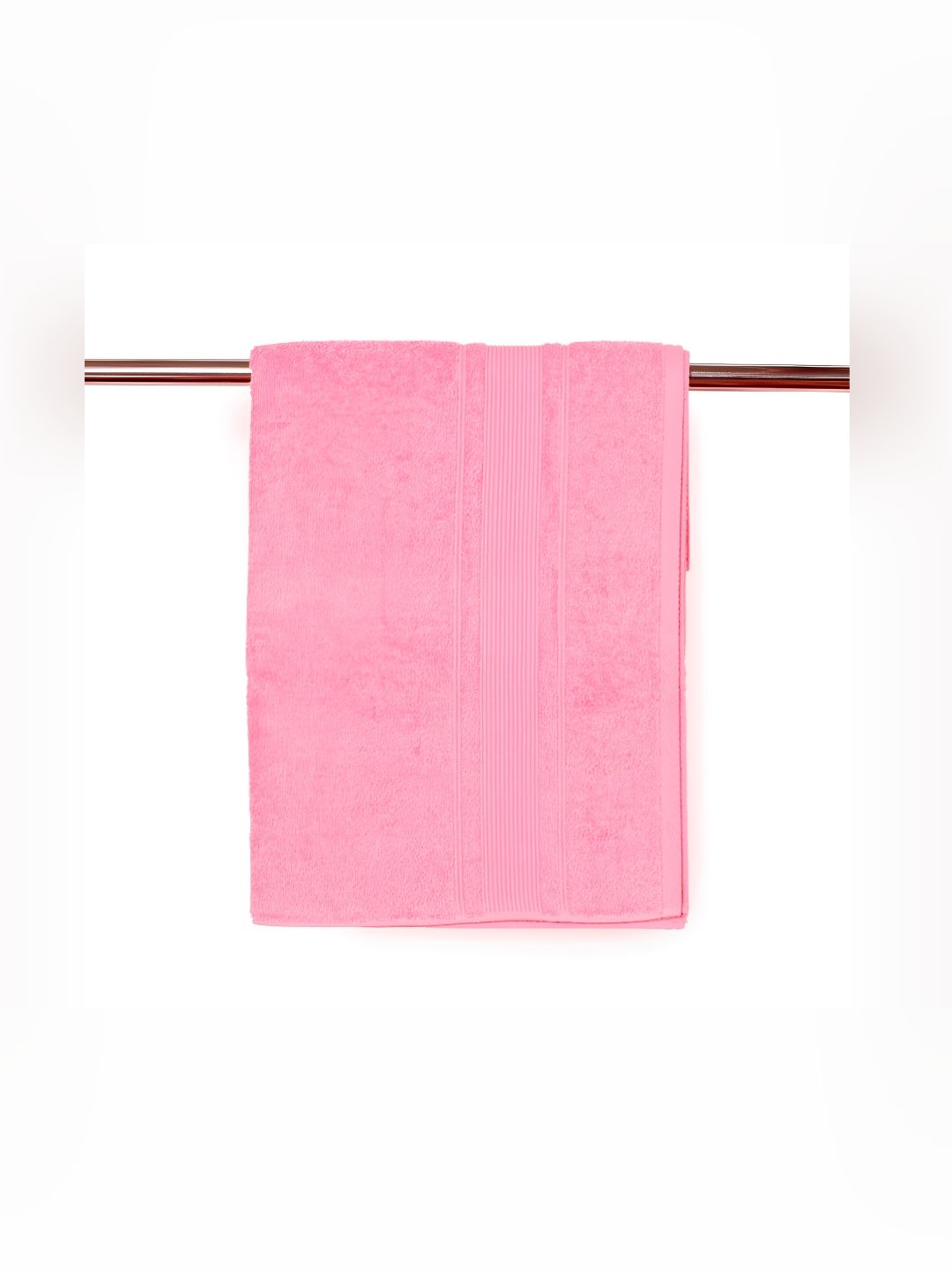 HANDICRAFT PALACE Pink Cotton 300 GSM Bath Towel