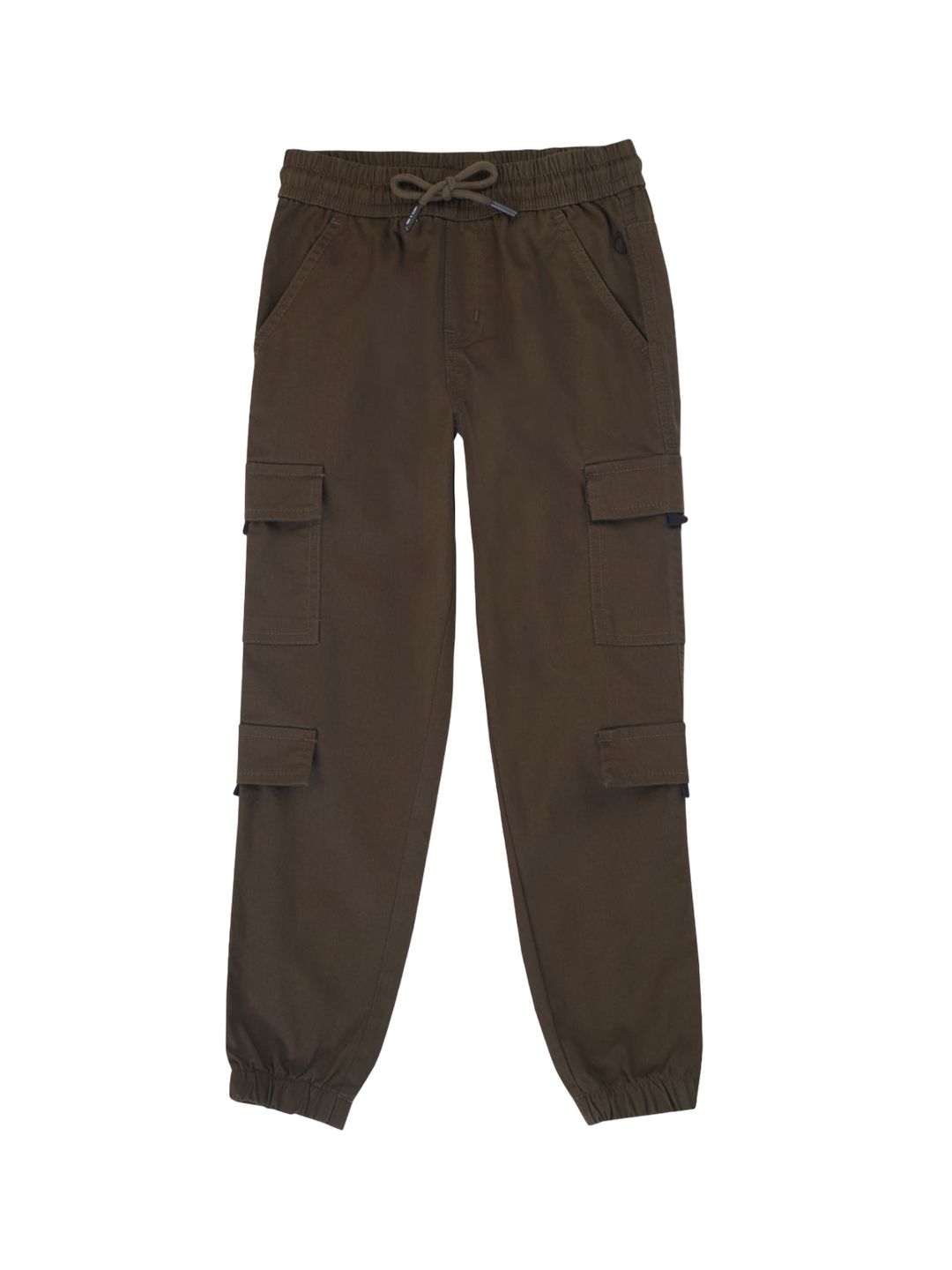 Gini and Jony Boys Mid Rise Cotton Cargos Joggers
