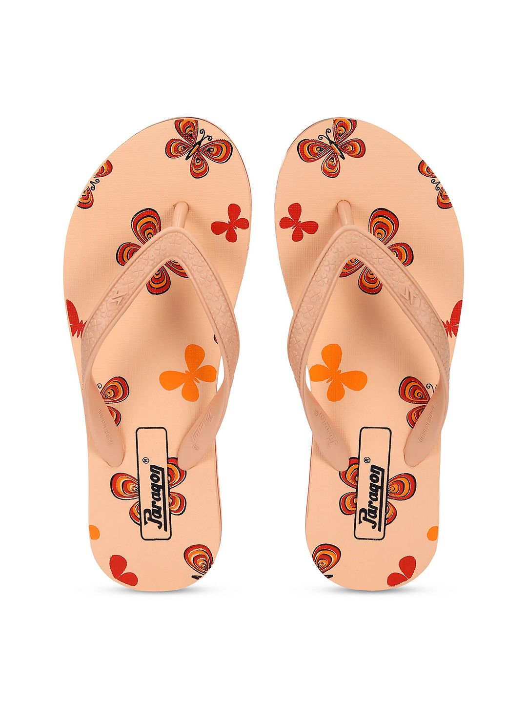 Paragon Women Printed Lightweight Rubber Thong Flip-Flops