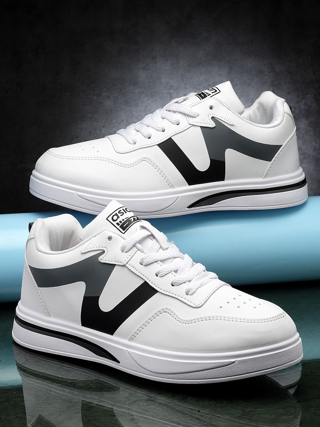 ASIAN Men Printed Lace Up Sneakers
