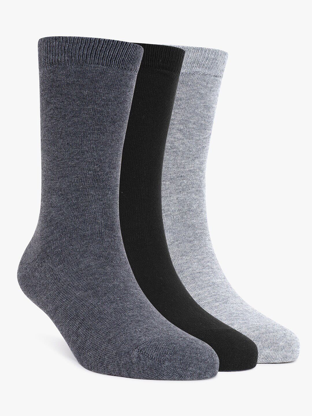 TOFFCRAFT Men Pack Of 3 Cotton Ankle Length Socks