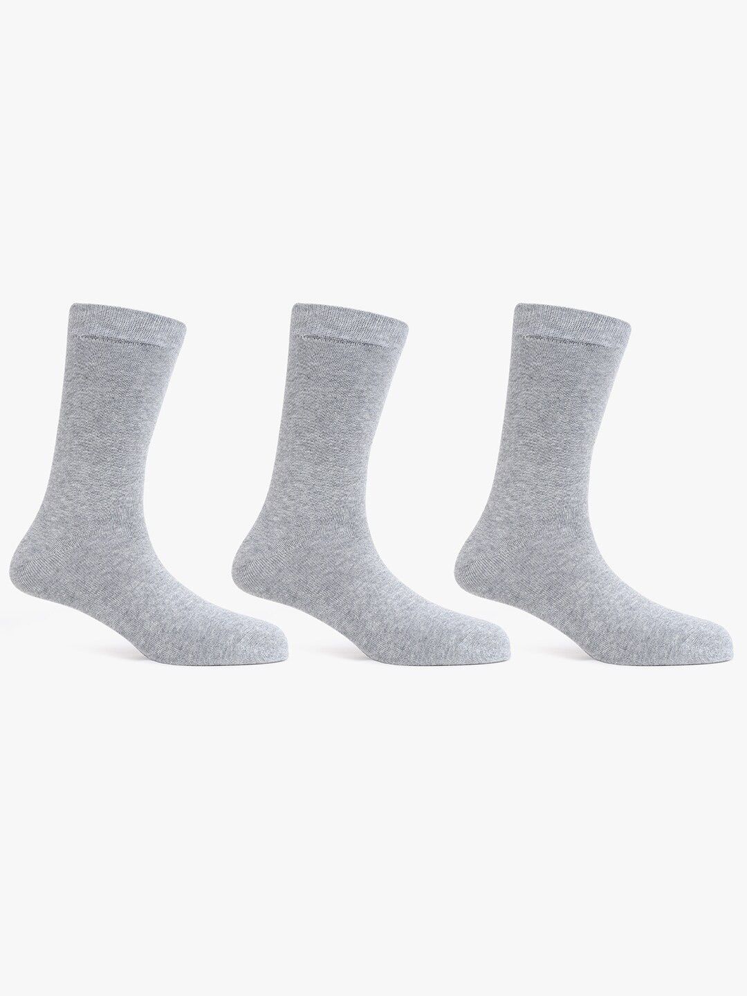 TOFFCRAFT Men Pack Of 3 Cotton Calf Length Socks