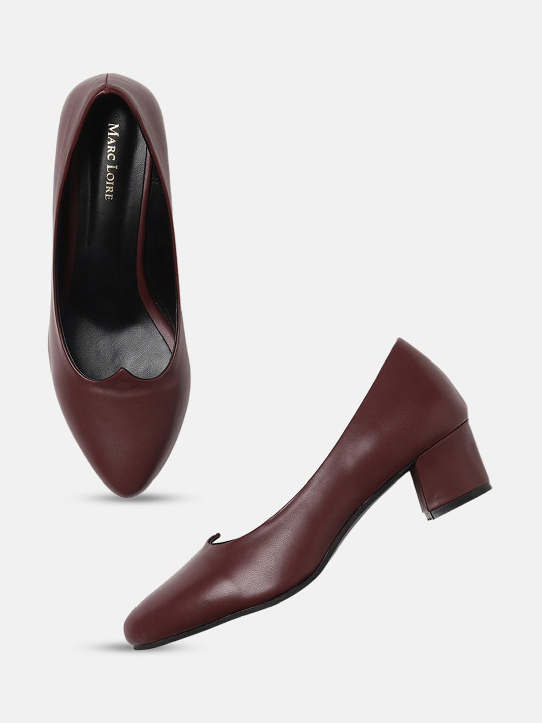 Marc Loire Block Heeled Pumps