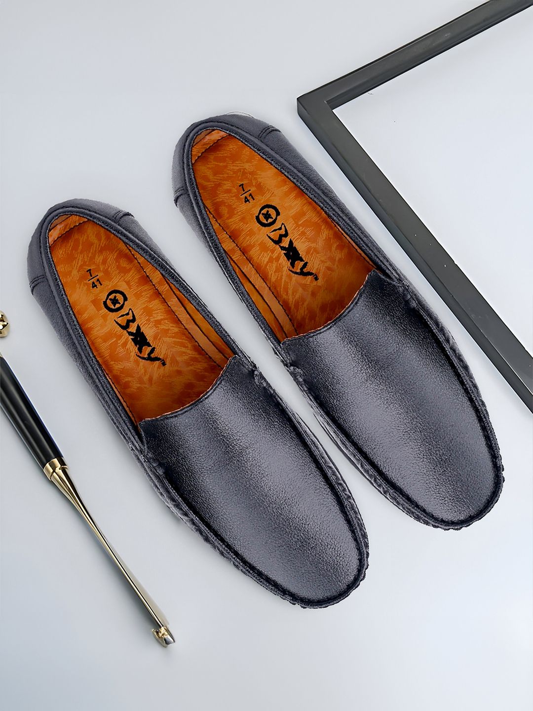 Bxxy Bxxy Men Textured Slip-on Shoes