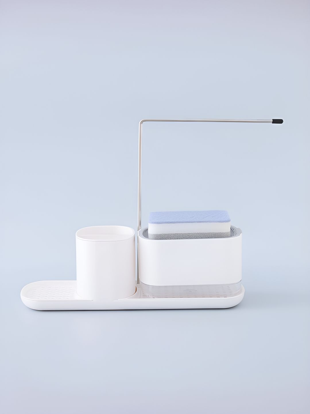 UMAI White Textured Bath Accessories Set
