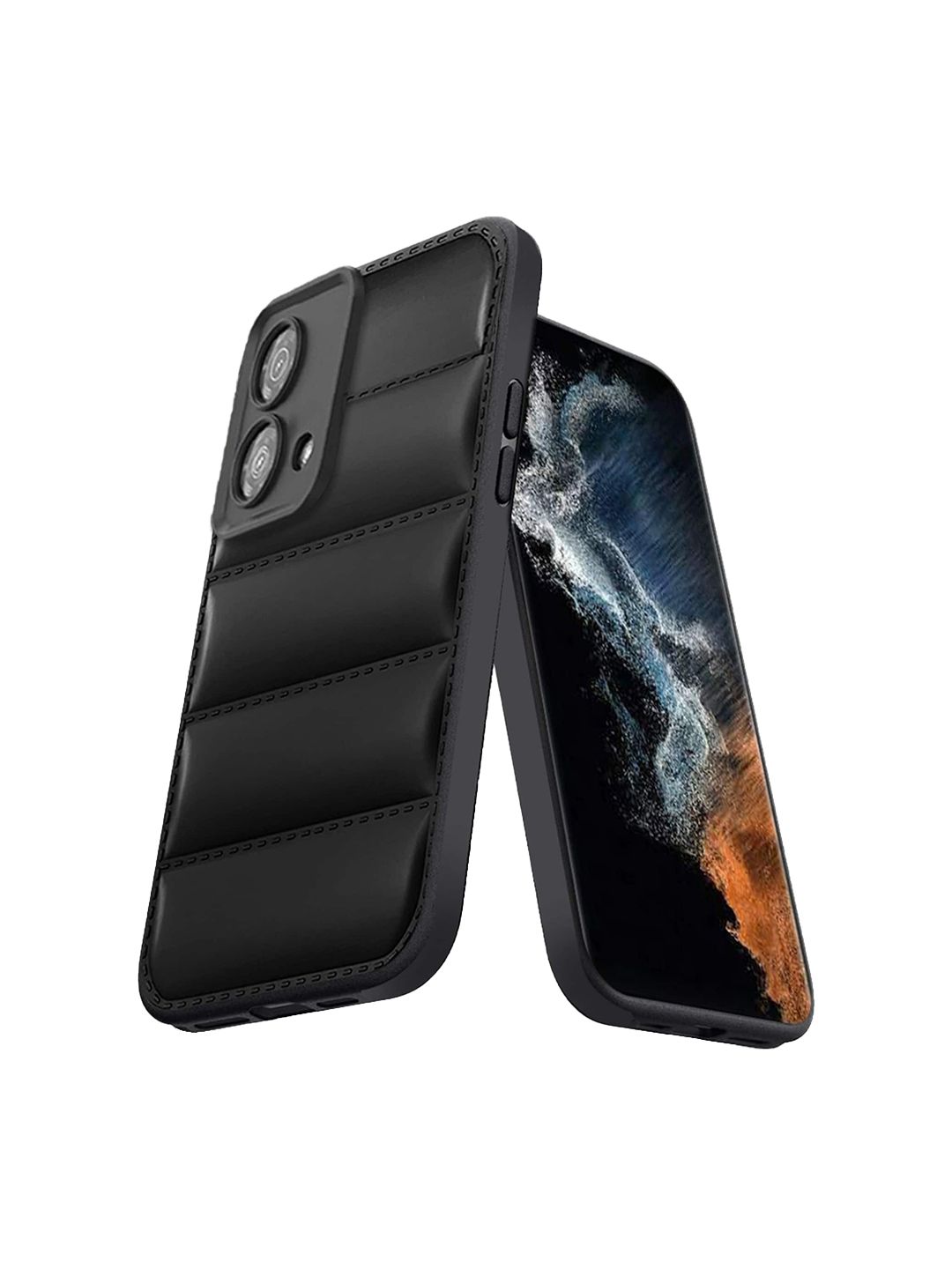 Karwan Solid Moto G84 Mobile Back Case