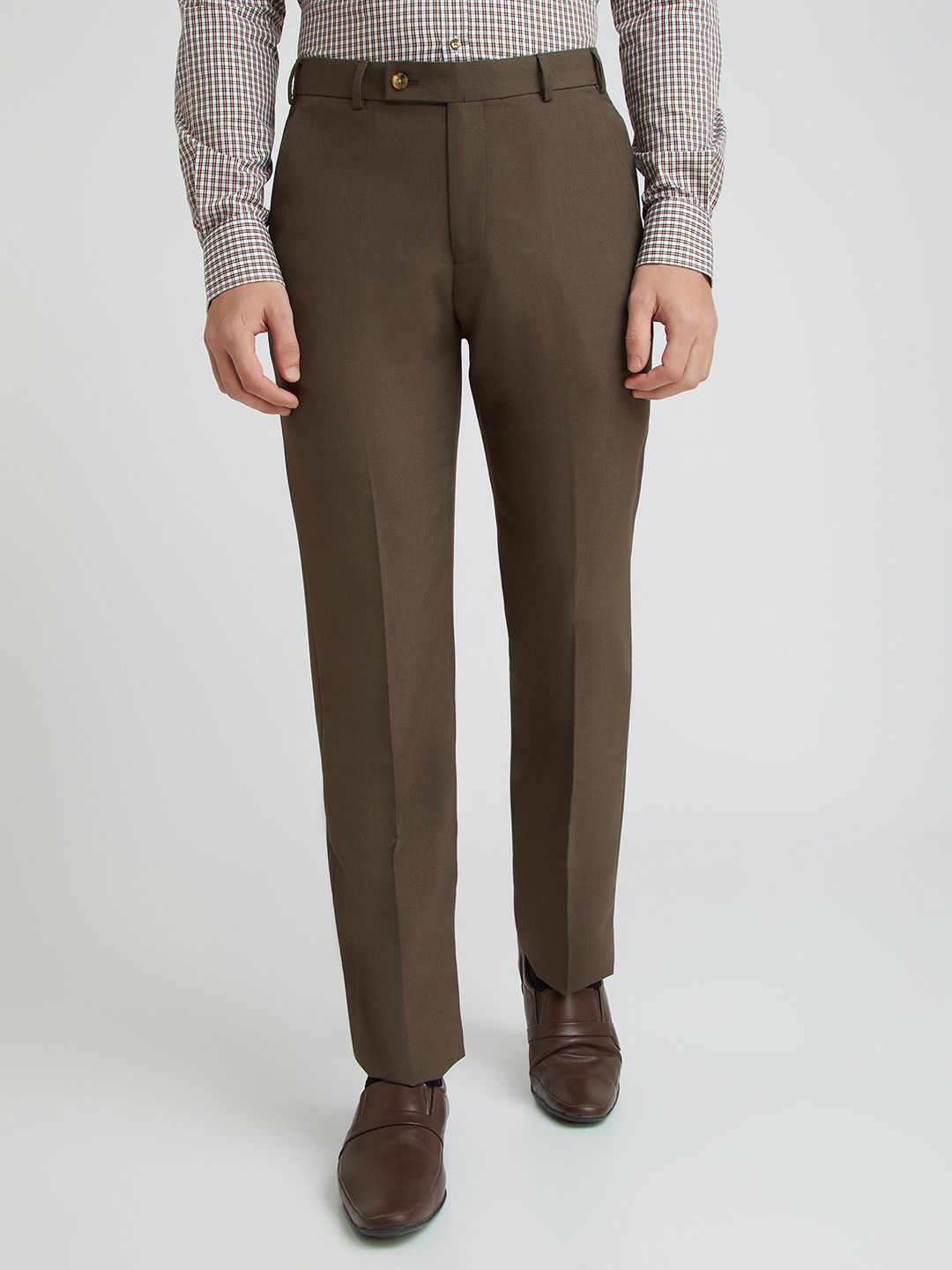 Park Avenue Men Regular Fit Formal Trousers