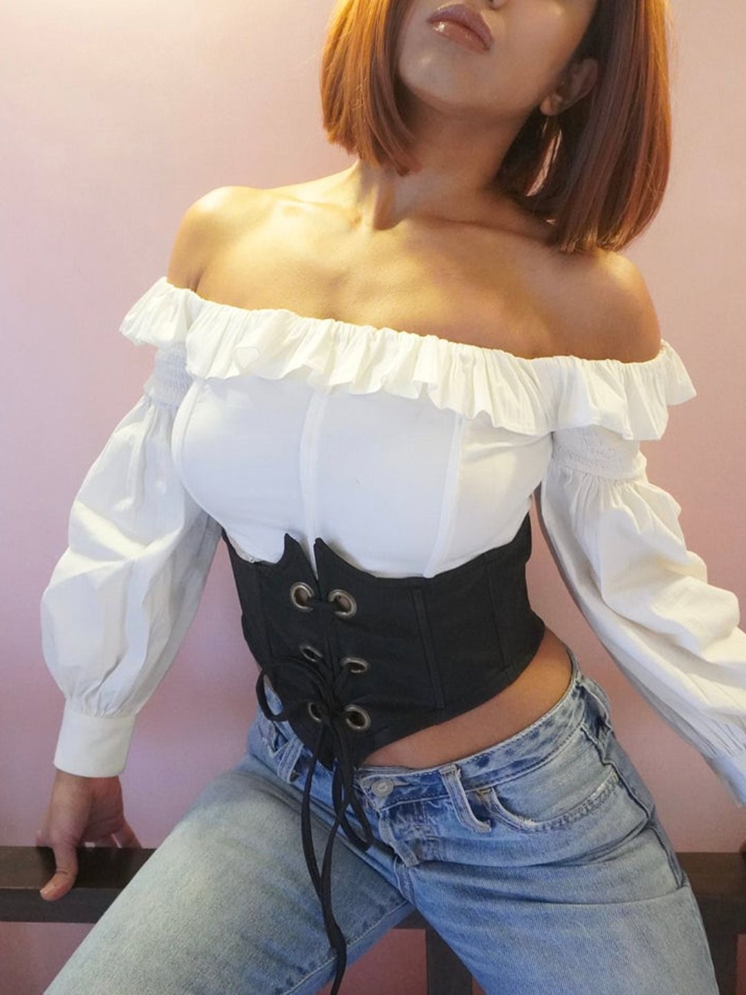 Buy Lea Clothing Co. Women Stretchable Leather Corset Belt - Belts