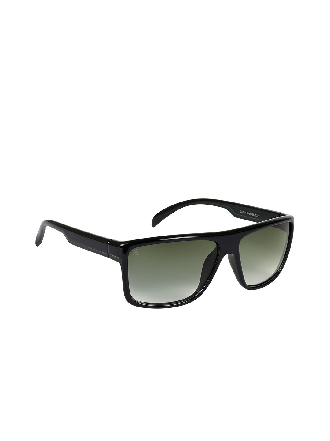 AISLIN Men Wayfarer Sunglass with UV Protected Lens ES_13514-95-AS-2011-GRN-BKGR-WFWA