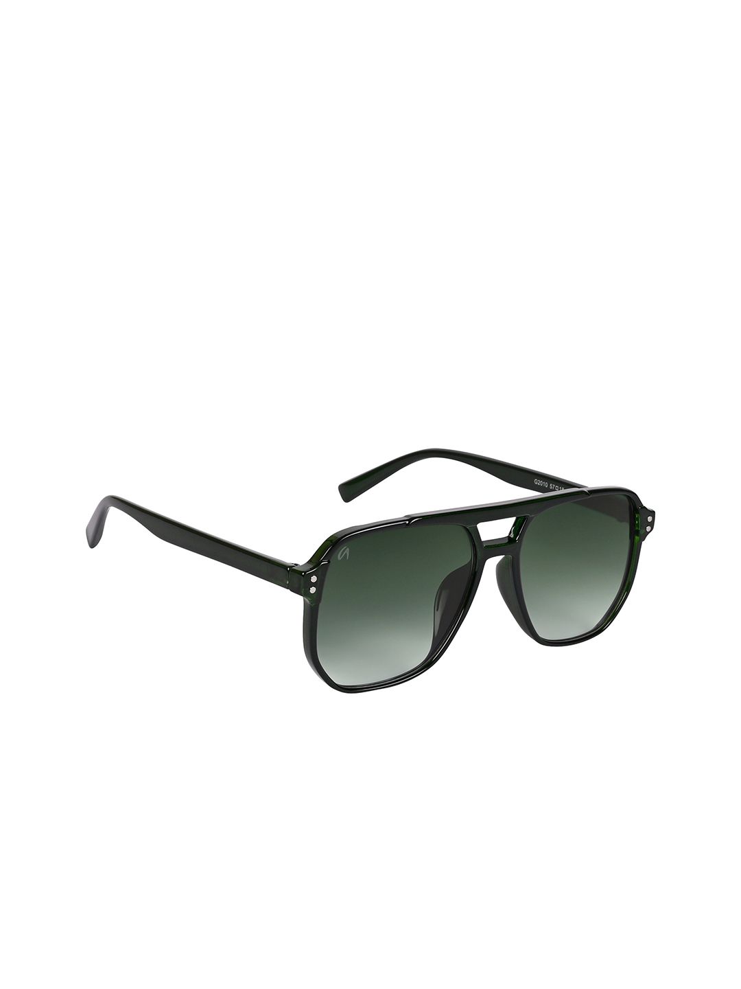 AISLIN Men Wayfarer Sunglass with UV Protected Lens ES_13520-95-AS-2013-GRN-GRGN-WF