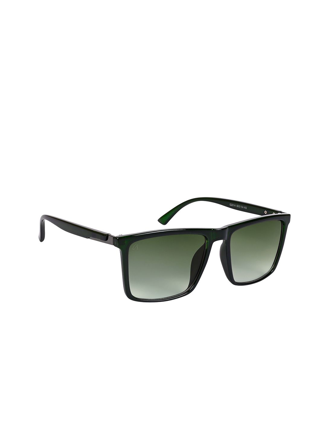 AISLIN Men Wayfarer Sunglass with UV Protected Lens ES_13523-95-AS-2014-GRN-GRGN-WFSQ