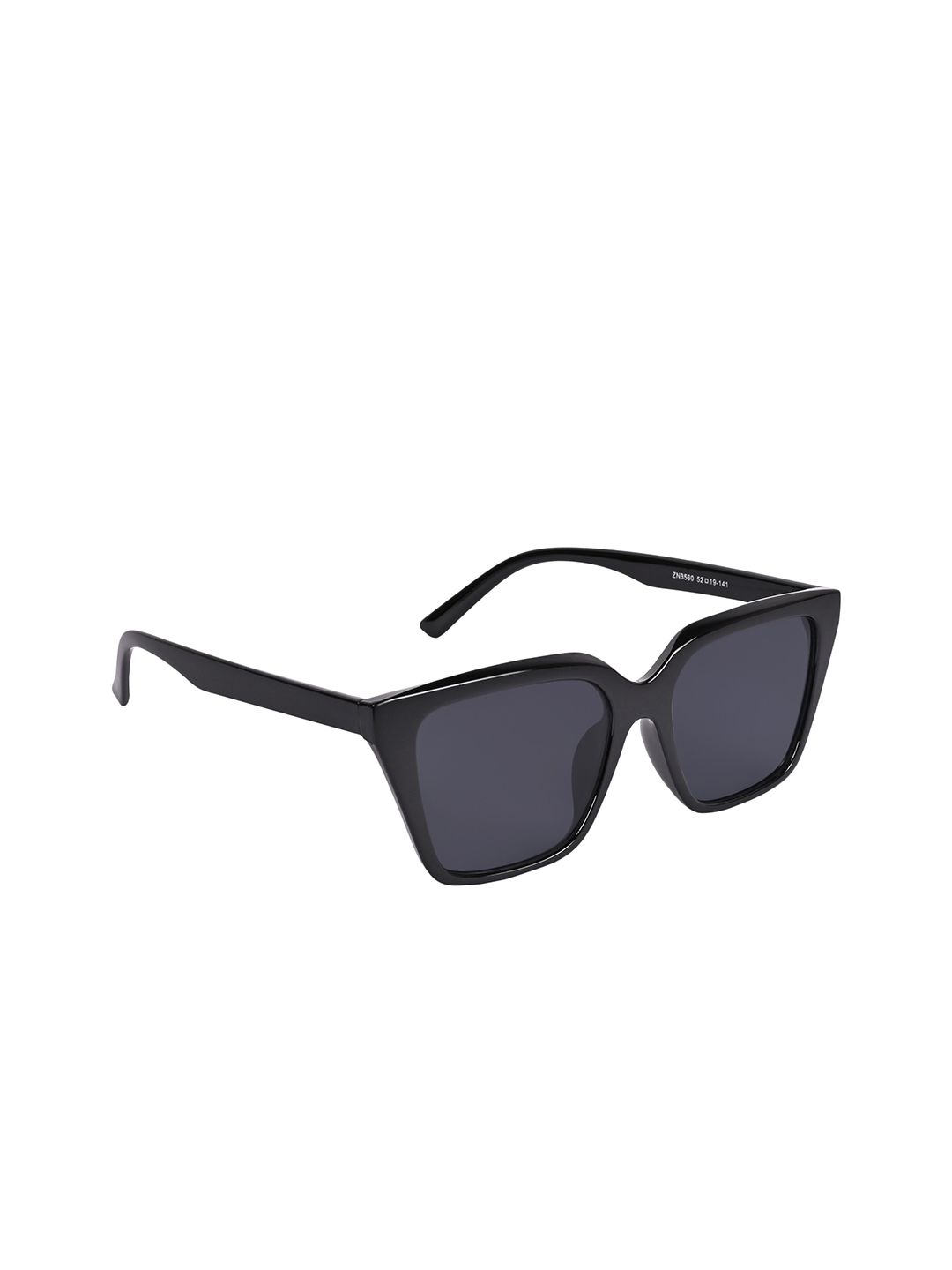 NuVew Unisex Wayfarer Sunglasses with UV Protected Lens ES_16480-32-NW-3560-BLK-BLK-WF