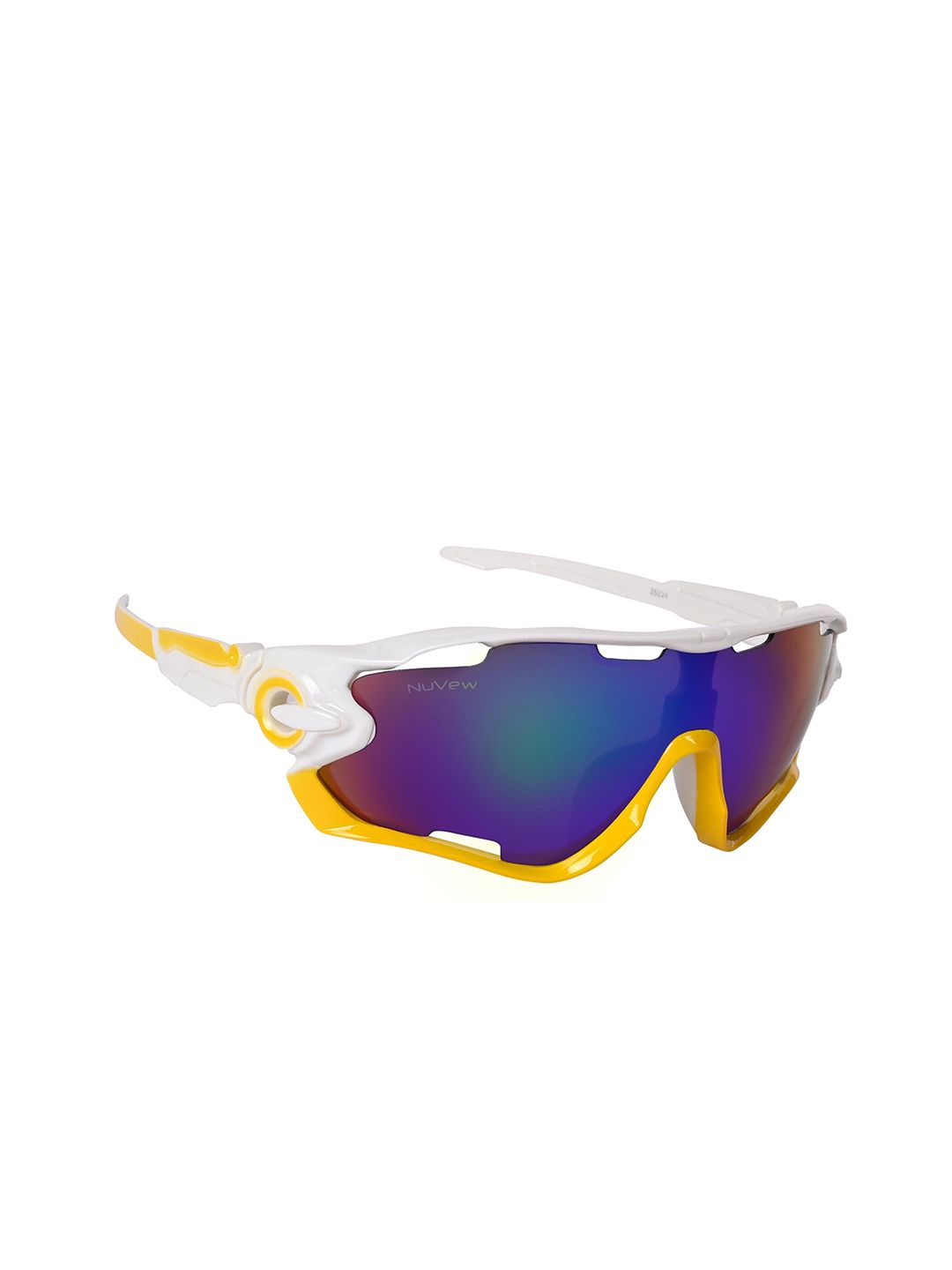 NuVew Unisex Sports Sunglasses with UV Protected Lens ES_16608-34-NW-25224-fGRBL