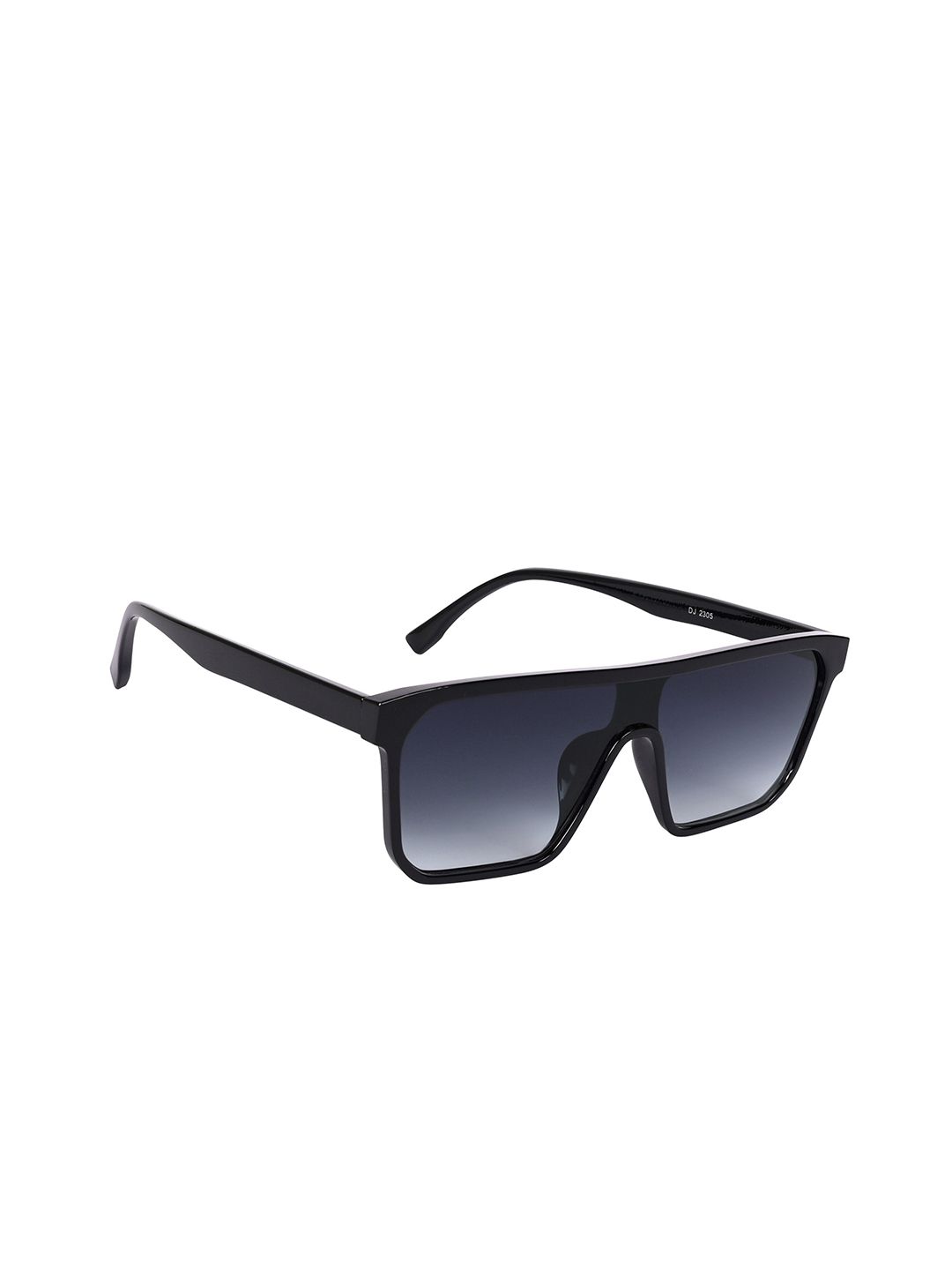 NuVew Unisex Wayfarer Sunglasses with UV Protected Lens ES_15638-32-NW-2305-BLK-BLK-WF