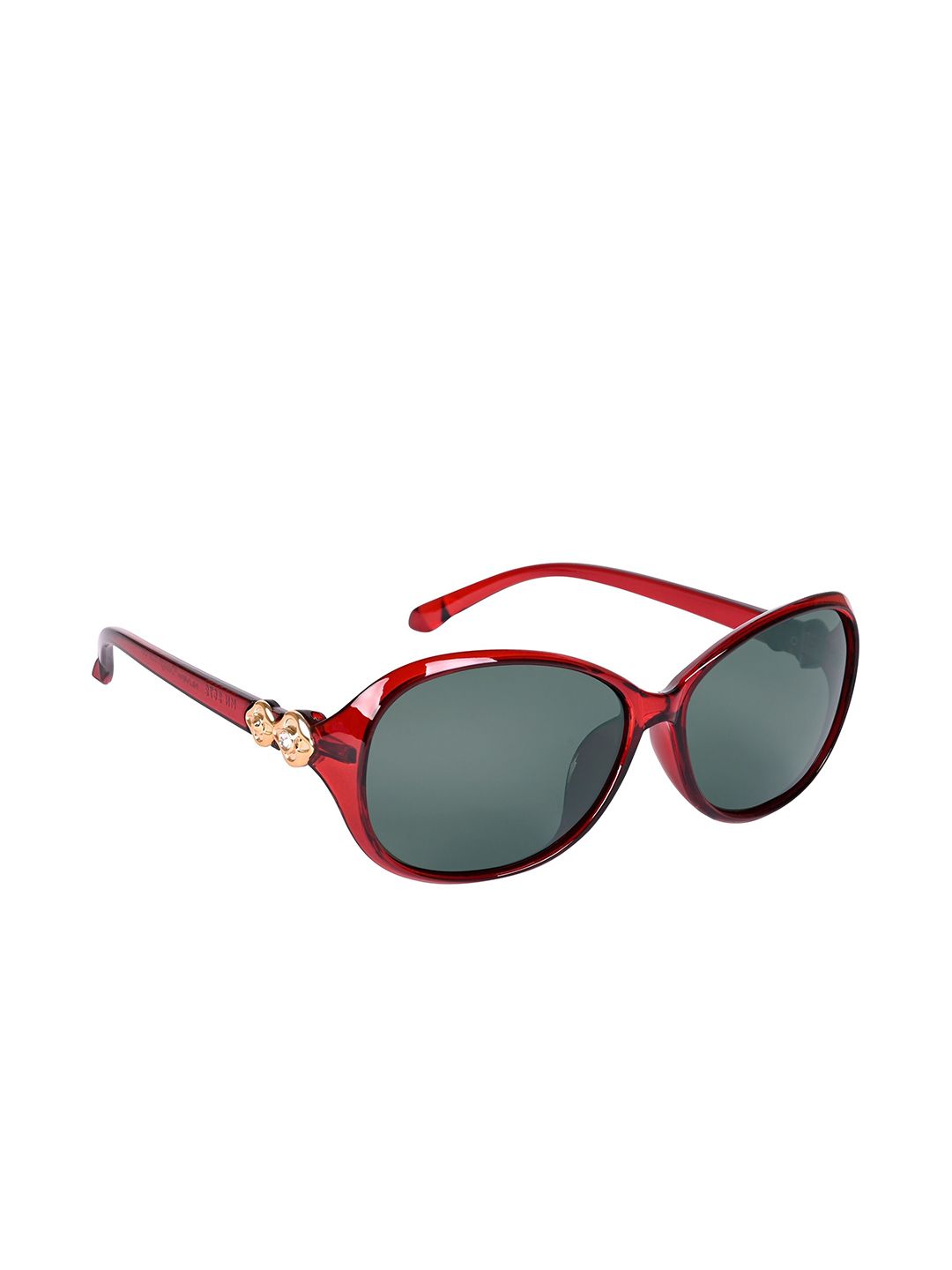 NuVew Women Oval Sunglasses with Polarised ES_15473-32-NW-2572-G15-RDGL-OV-G15