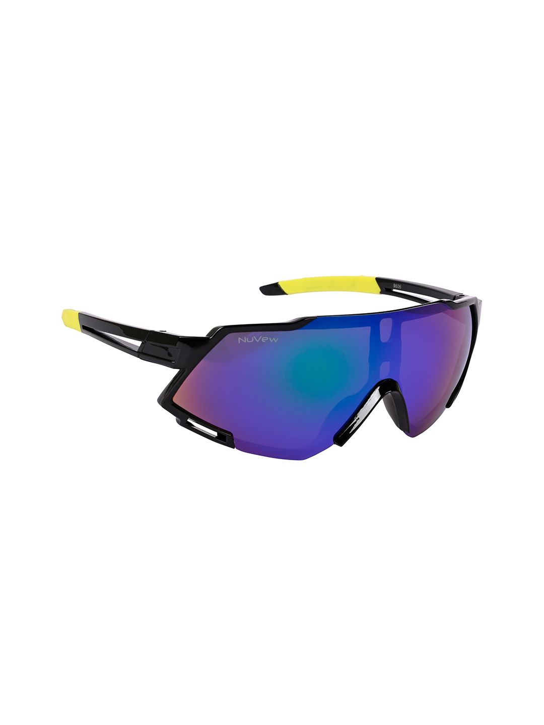 NuVew Unisex Sports Sunglasses with UV Protected Lens ES_16604-34-NW-9806-fGRBL-BKYL-SPWA