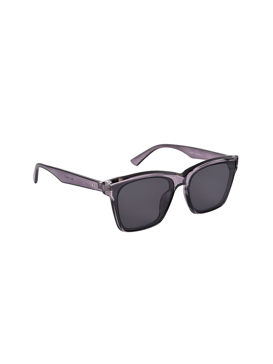 NuVew Unisex Wayfarer Sunglasses with UV Protected Lens ES_16467-32-NW-3547-GRY-cGRY-WF