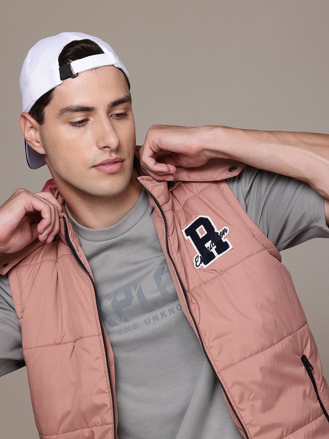 The Roadster Lifestyle Co. Padded Jacket with Detachable Hood