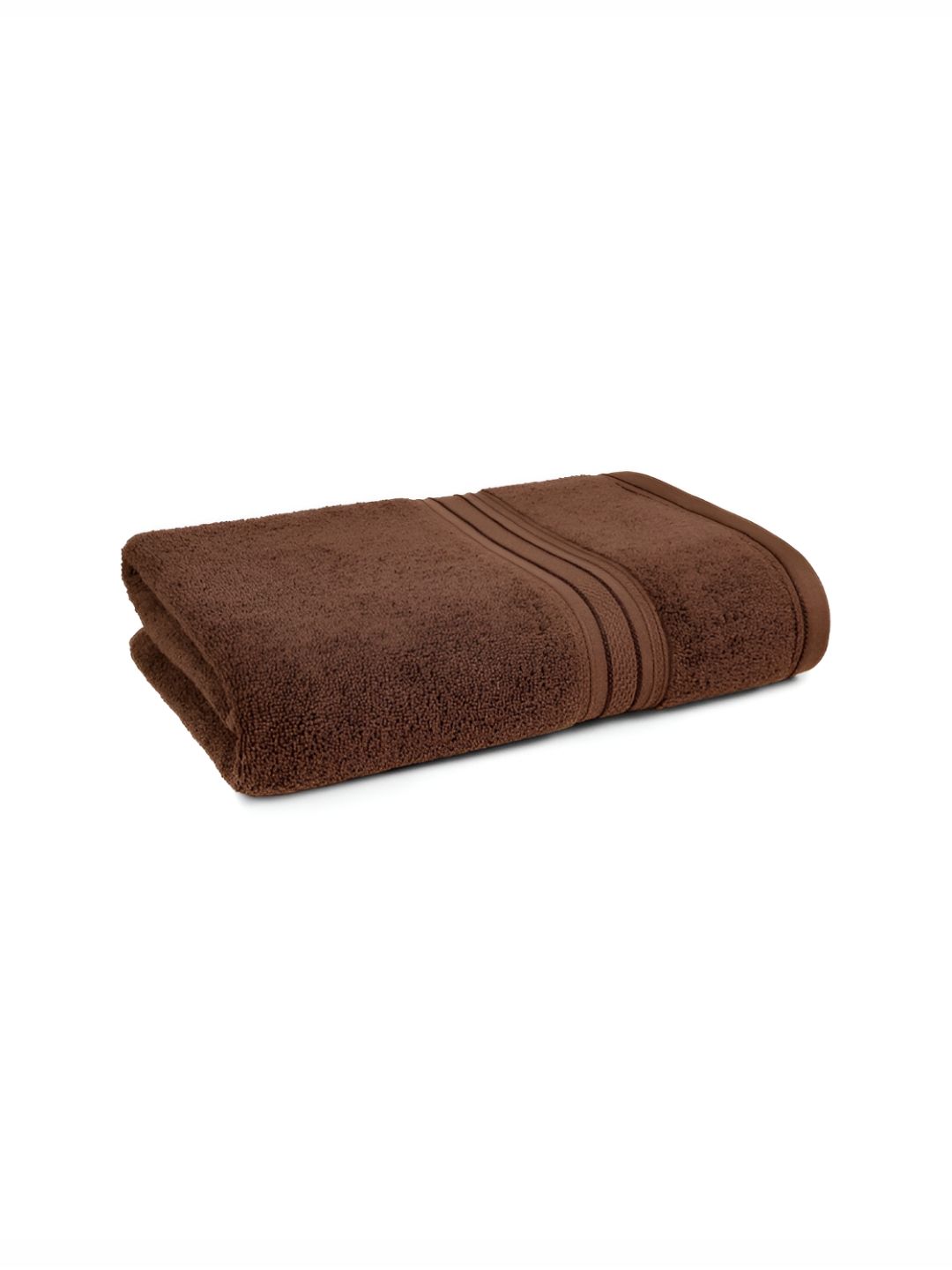 MYTRIDENT Brown Cotton 500 GSM Bath Towel