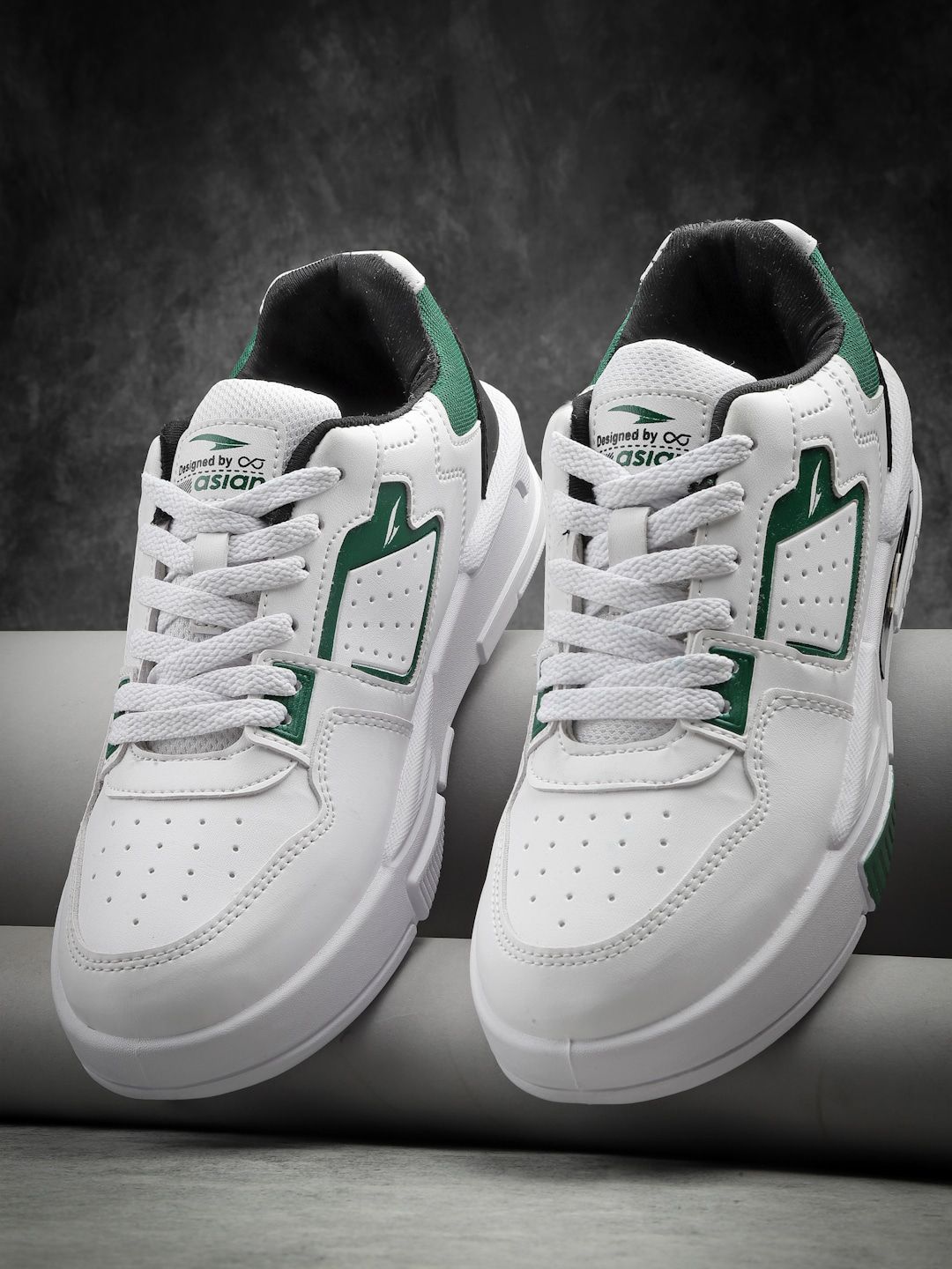 ASIAN Men Round Toe Memory Foam Sneakers