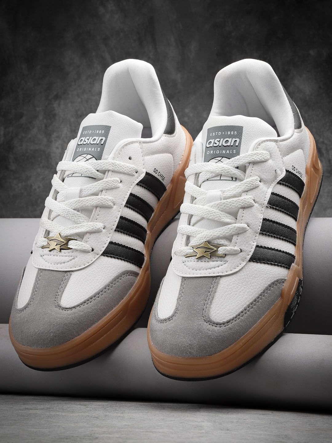 adidas gazelle silver green womens Back 70 Asian Sneaker 36 / Red
