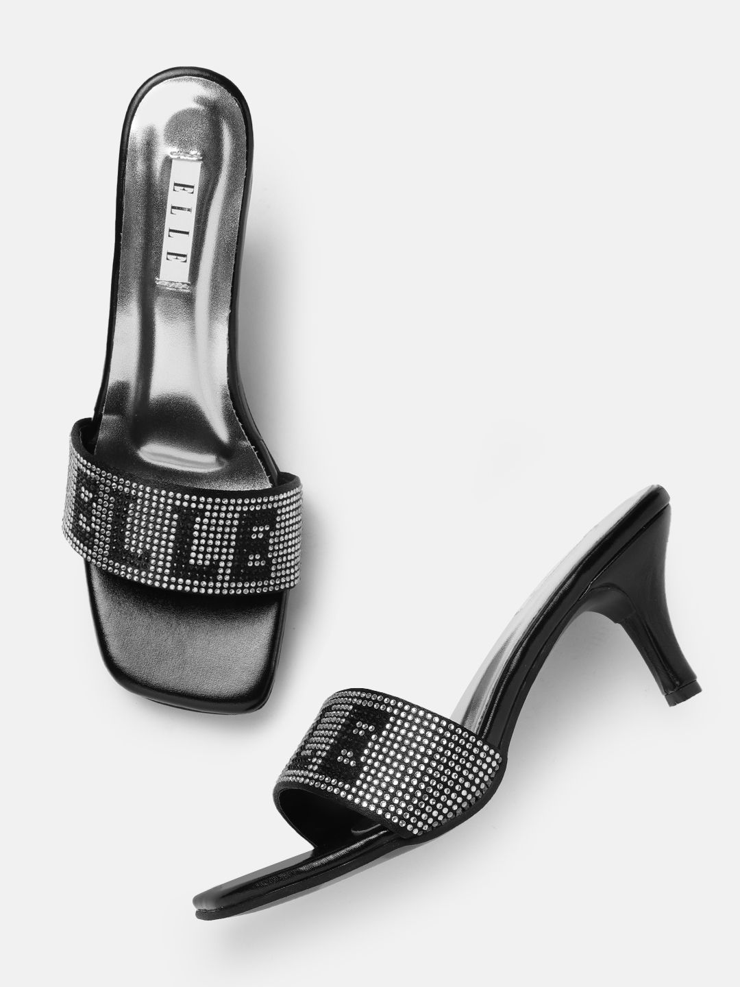 ELLE Embellished Party Slim Heel