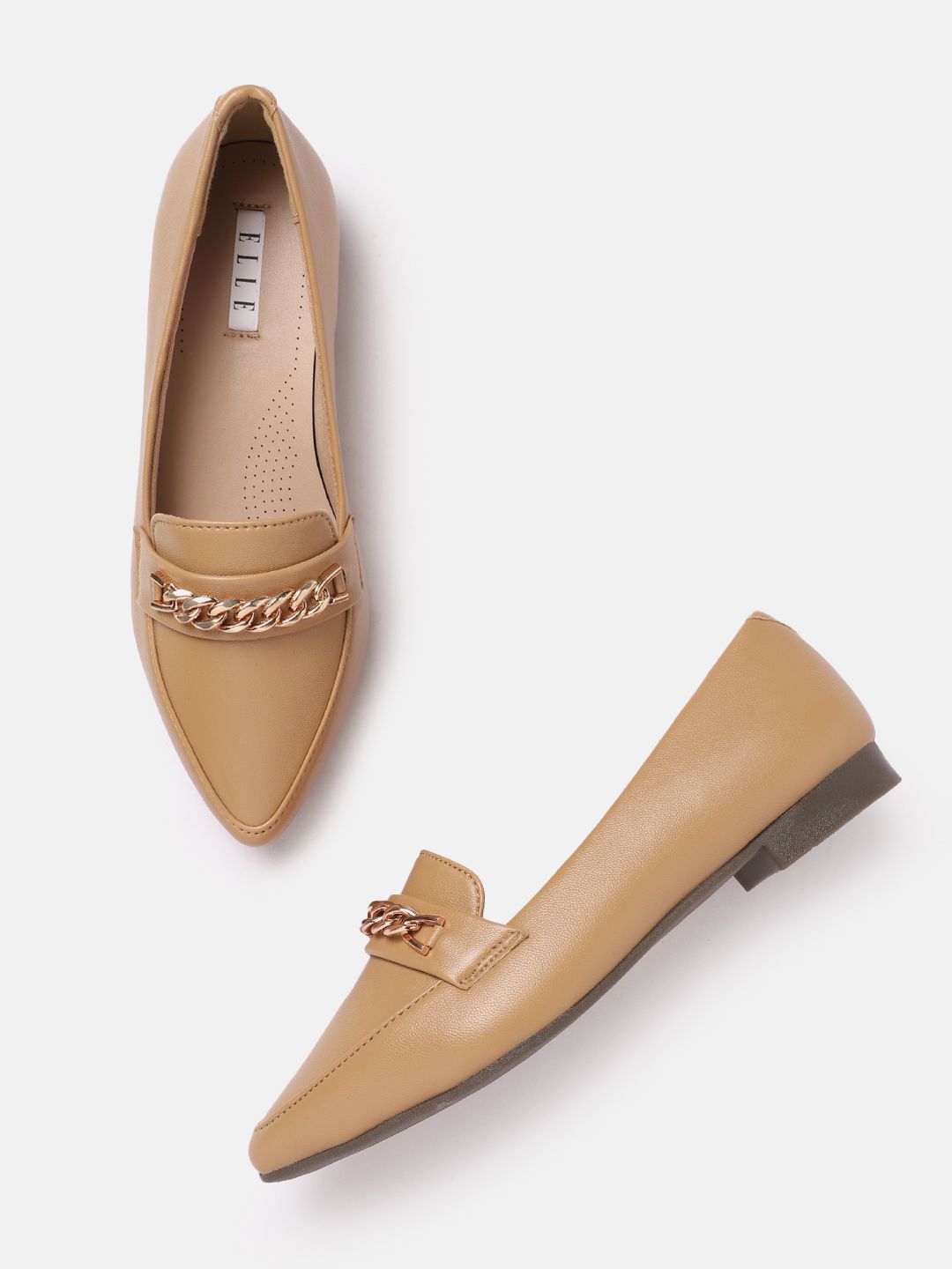 ELLE Women Chain Detail Ballerinas