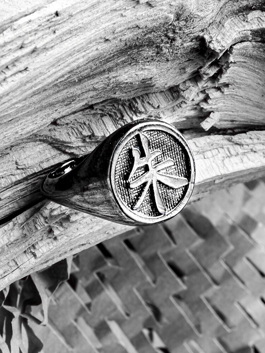 COMICSENSE Rhodium-Plated Naruto Anime Itachi Adjustable Finger Ring