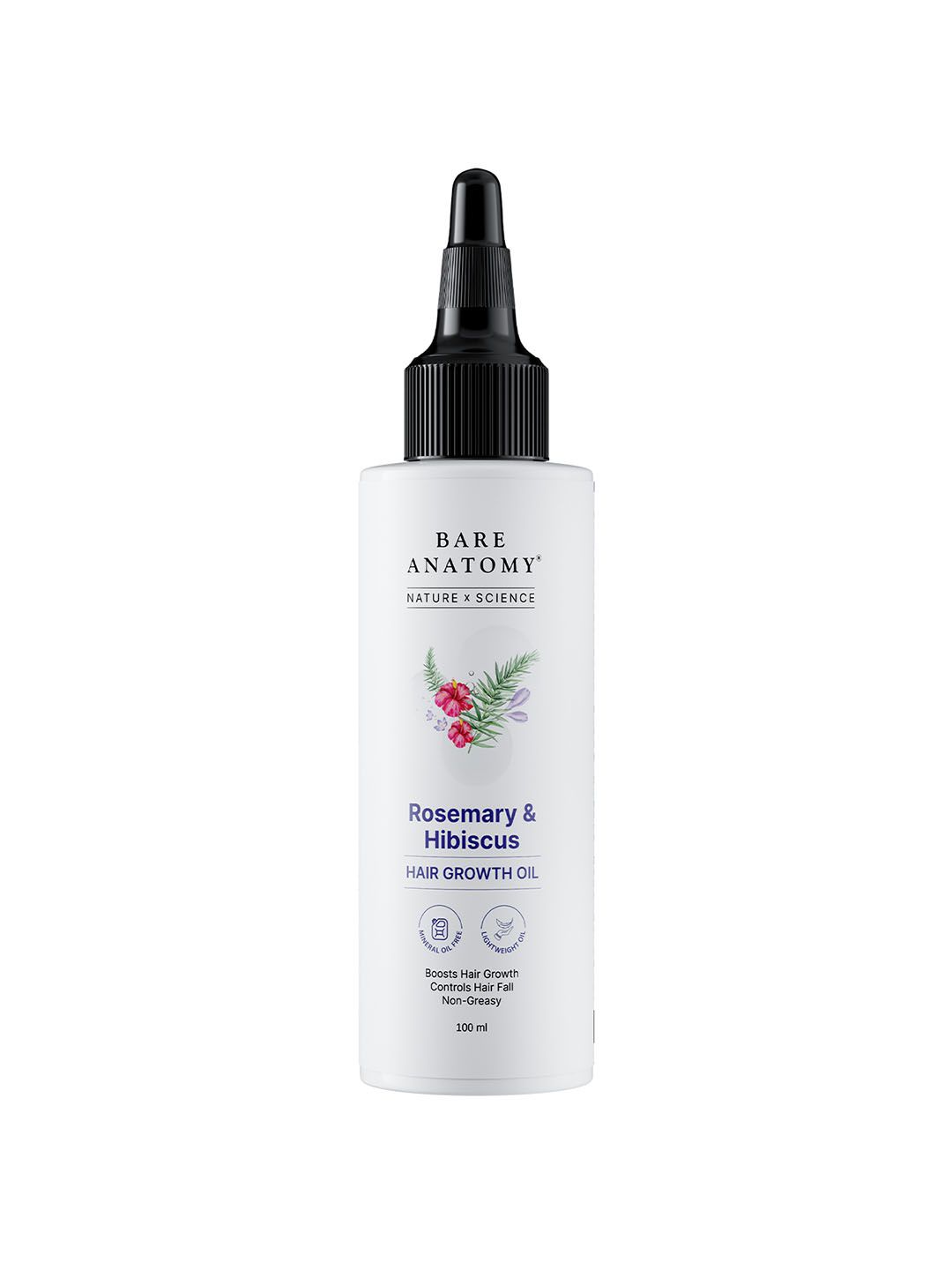Bare Anatomy Rosemary Hibiscus Hair Growth Oil - 100ml