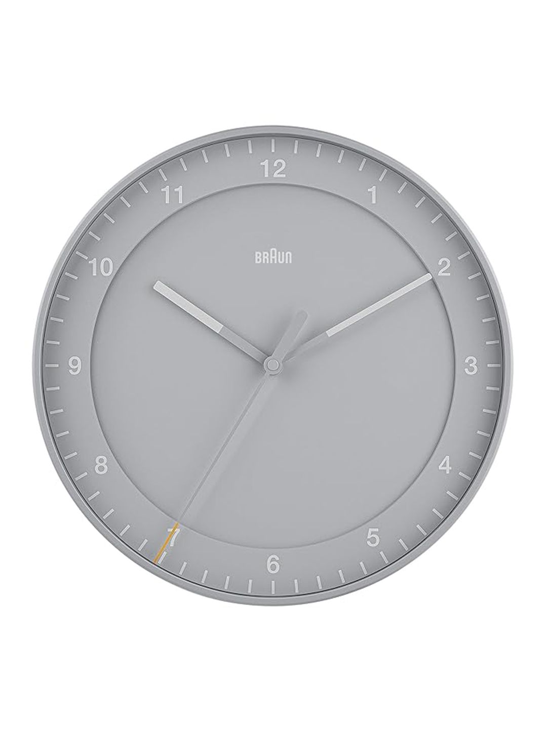 Braun Grey & White Contemporary Round Shaped Wall Clock