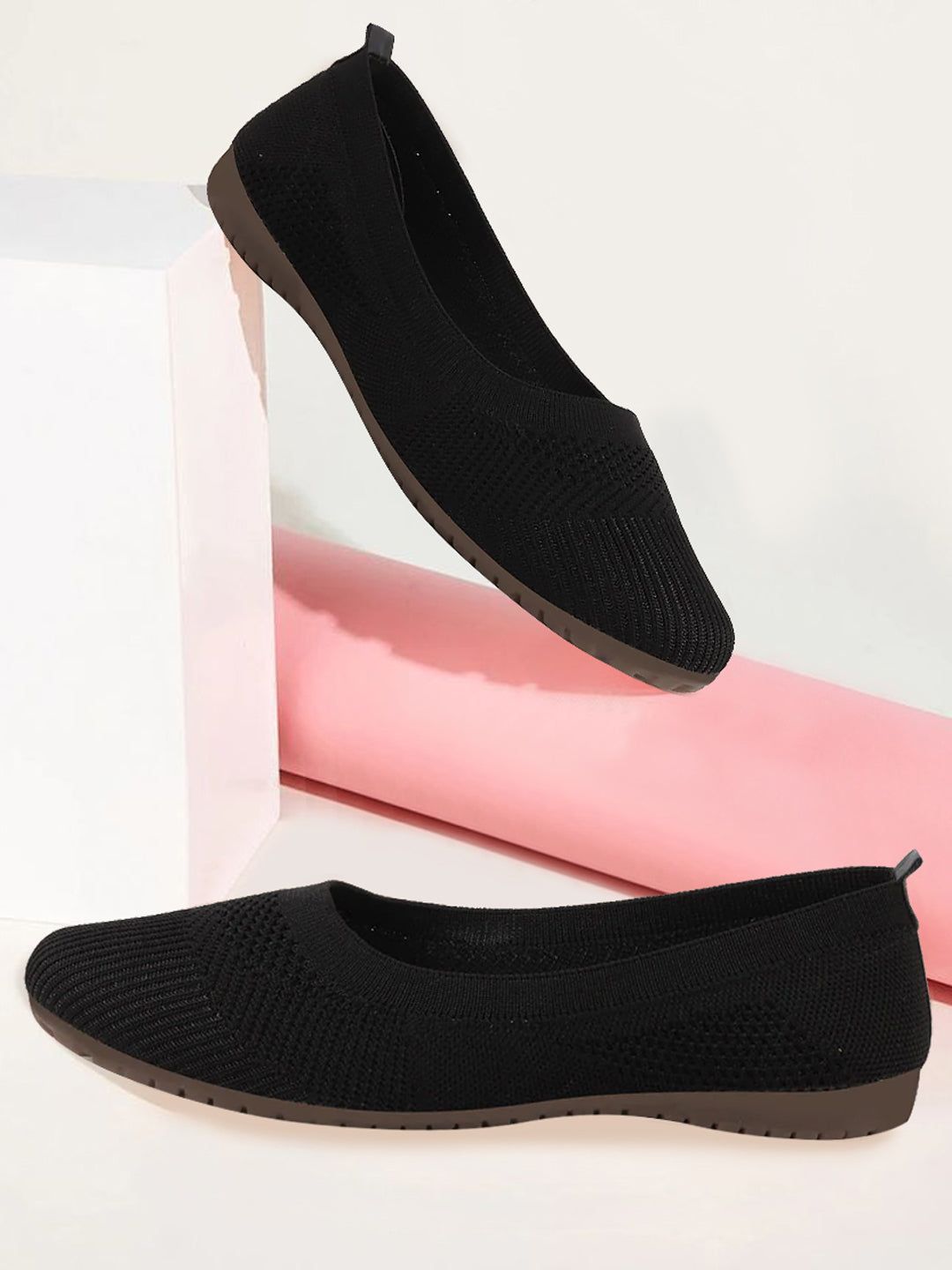 FAUSTO Textured Ballerinas