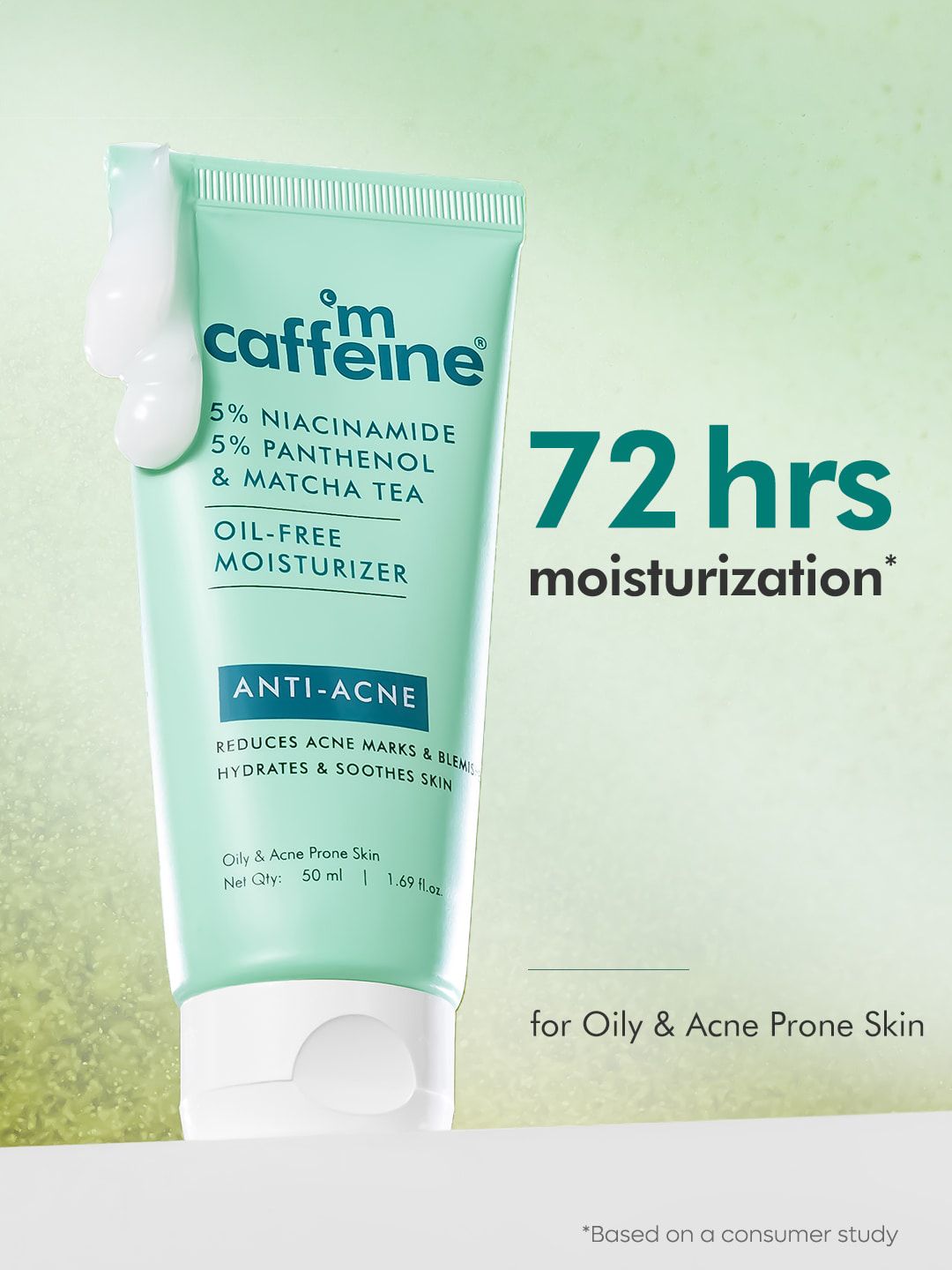 MCaffeine 5% Niacinamide 5% Panthenol & Matcha Tea Oil Free Anti-Acne Moisturizer - 50ml deal from myntra MCaffeine 5% Niacinamide 5% Panthenol & Matcha Tea Oil Free Anti-Acne Moisturizer - 50ml deal from myntra