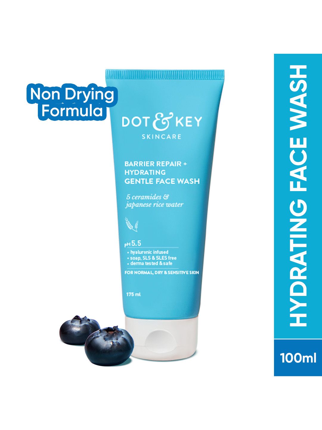 DOT & KEY Barrier Repair & Hydrating Gentle Face Wash with Ceramides - 175 ml