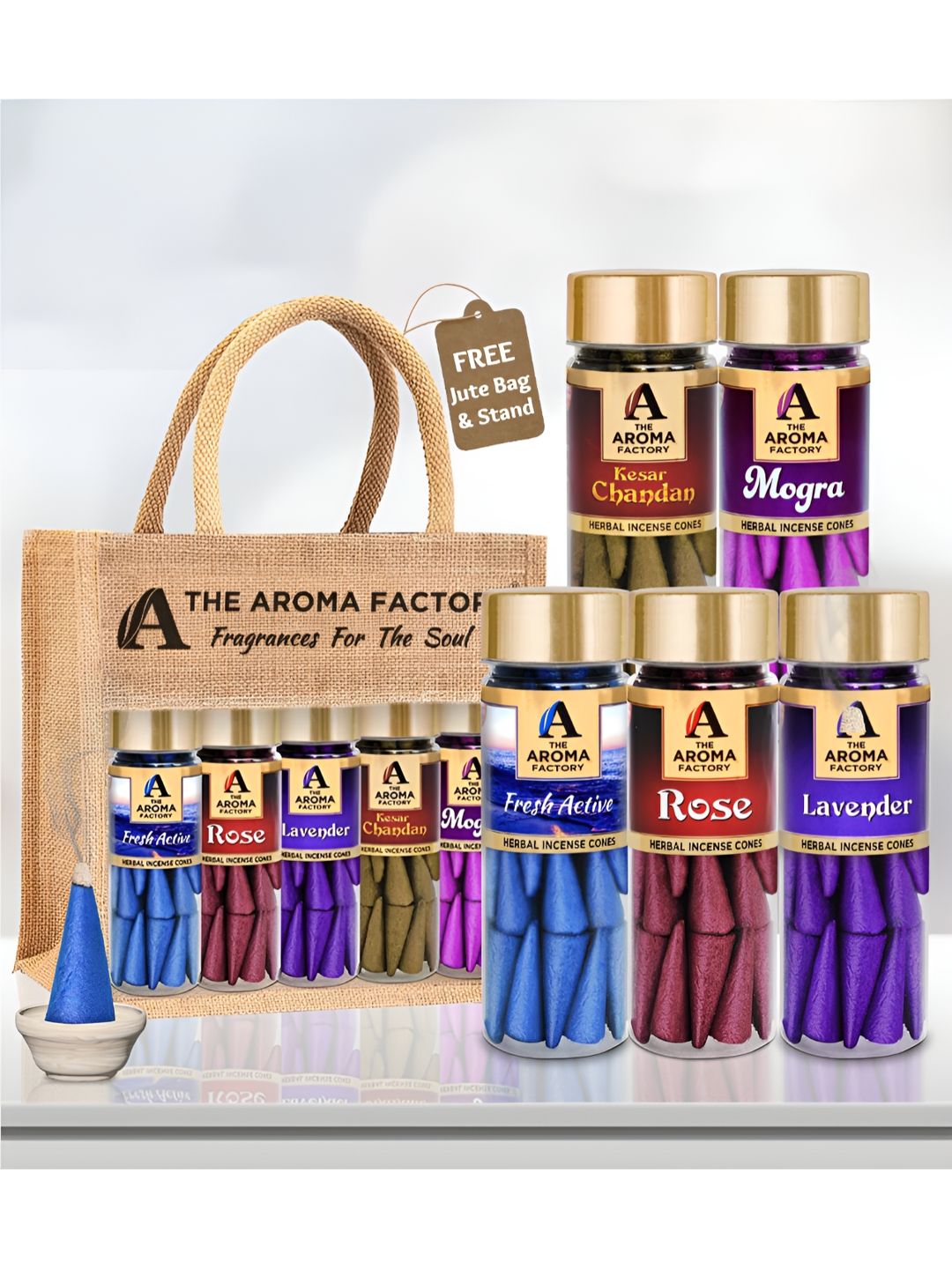 The Aroma Factory Wood 5 Piece Scented Ganesh Chaturthi Incense Sticks