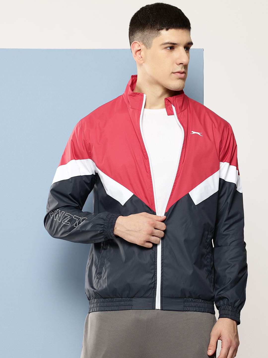 Slazenger Ultra-Dry Colourblocked No Sporty Jacket