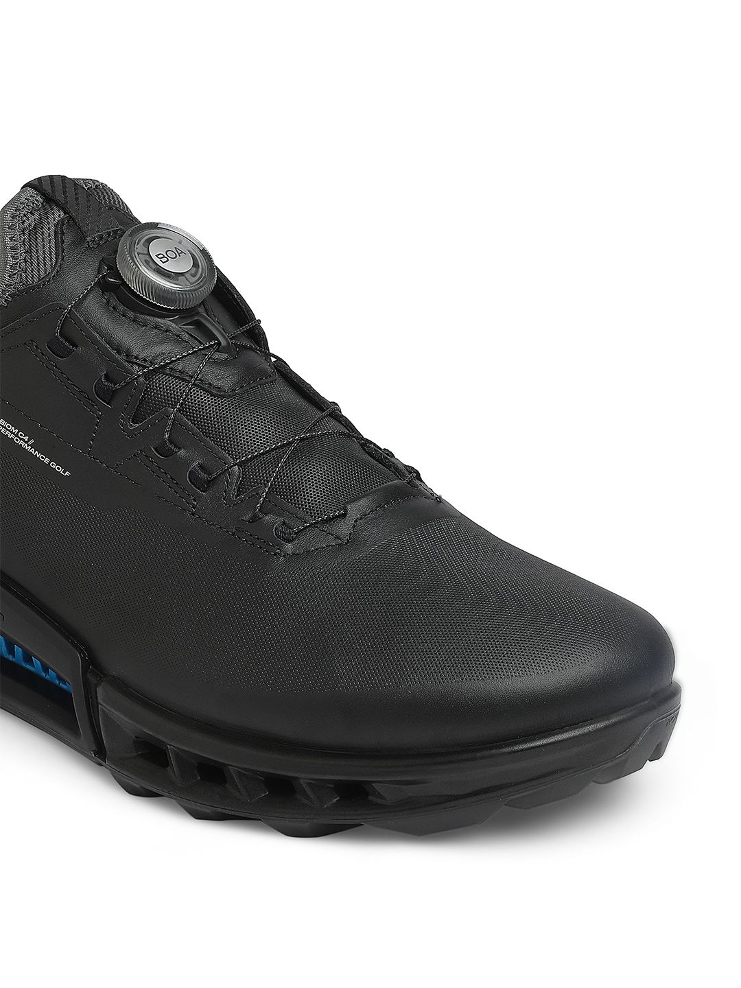 Buy ECCO Men Biom C4 Black Leather Extra Wide Golf Shoes - Sports Buy ECCO Men Biom C4 Black Leather Extra Wide Golf Shoes - Sports