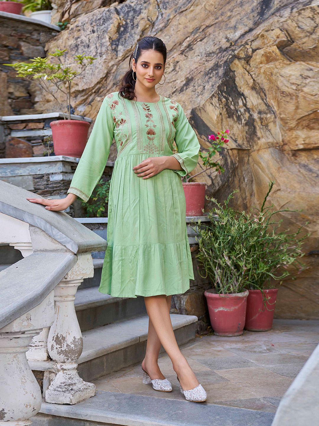 Peach Piper Ethnic Dresses - Buy Peach Piper Ethnic Dresses online