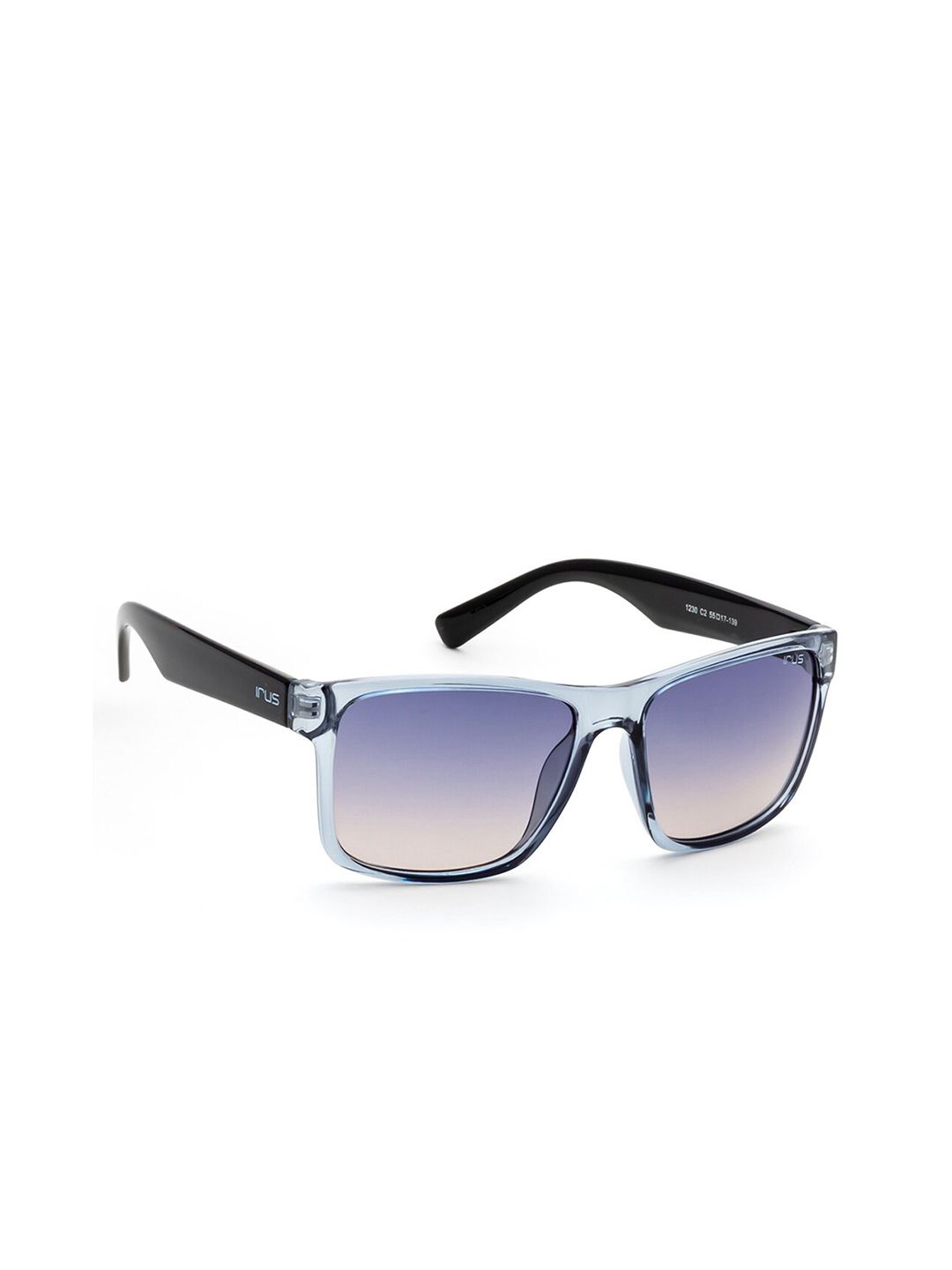 IRUS by IDEE Men Square Sunglasses with UV Protected Lens IRS1230C2SG