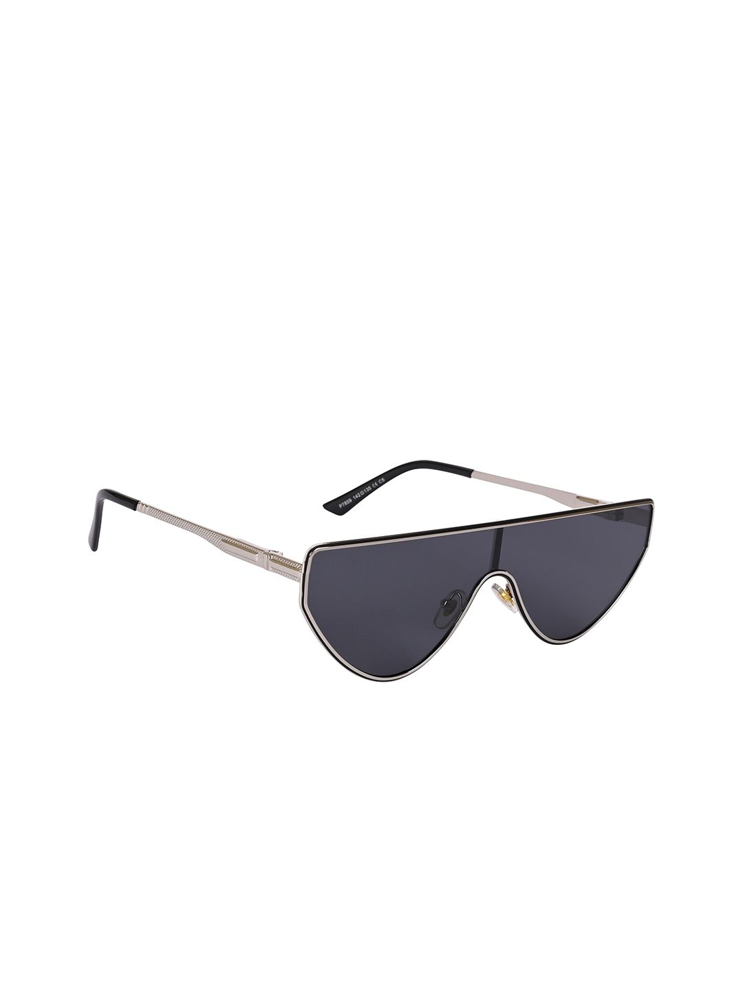 AISLIN Unisex Aviator Sunglasses with Polarised Lens ES_12807-93-AS-7859P-BLK-STL-AVRT