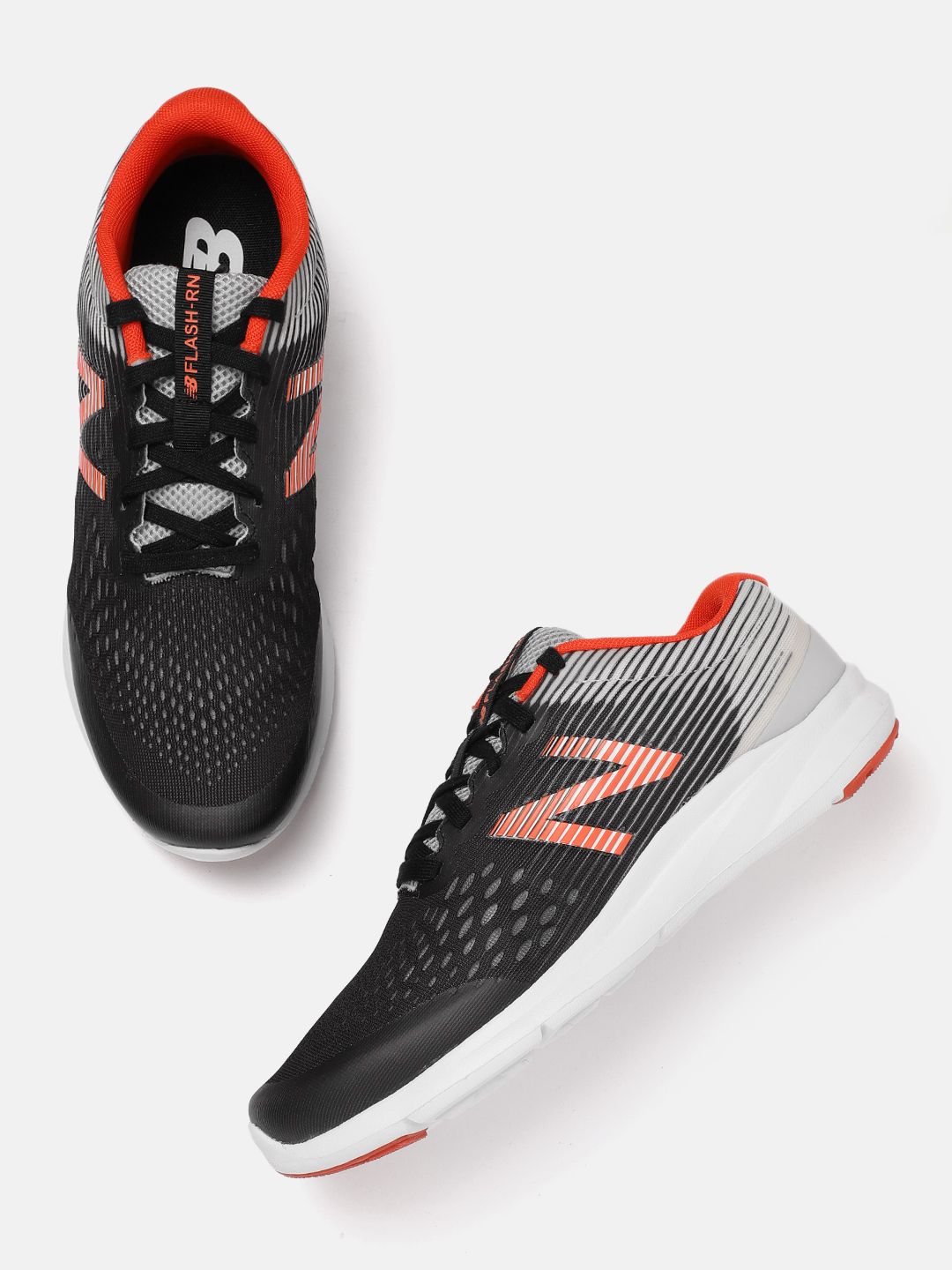New Balance Men Woven Design Flash MFLSHND4-D-7.5 Running Shoes