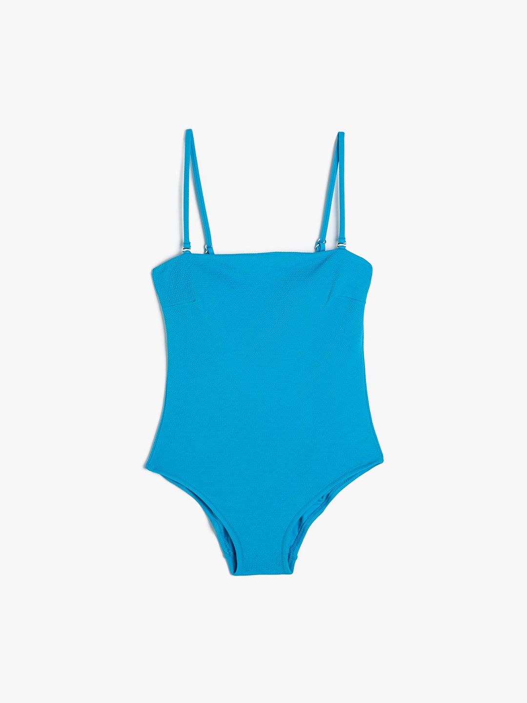 Koton Full Coverage Shoulder Straps Swim Bodysuit