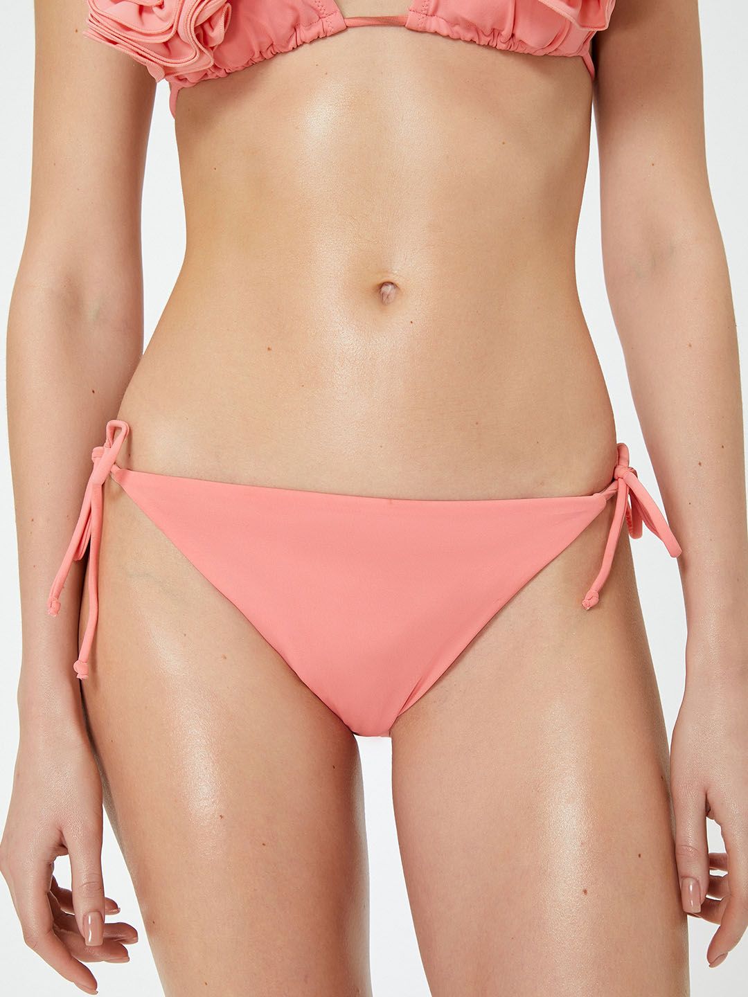 Koton  Women Floral Halter Neck Swim Bikini Set